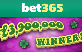 ?3.9 Million jackpot won at Bet365 on the Clover Rollover slots