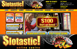 Slotastic is offering a progressive jackpots with a huge prize pool